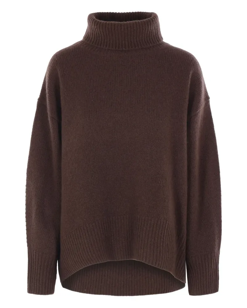 arch4 Langärmeliger Rollkragenpullover - Braun Braun