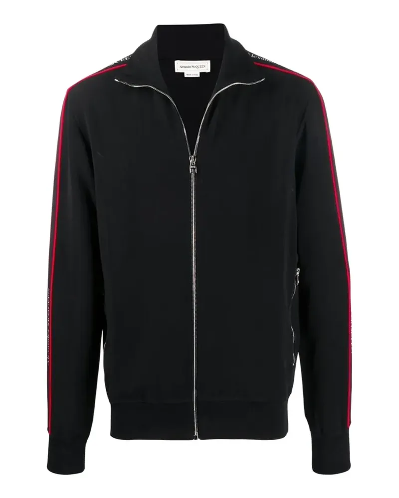 Alexander McQueen zip-up sweatshirt - Schwarz Schwarz