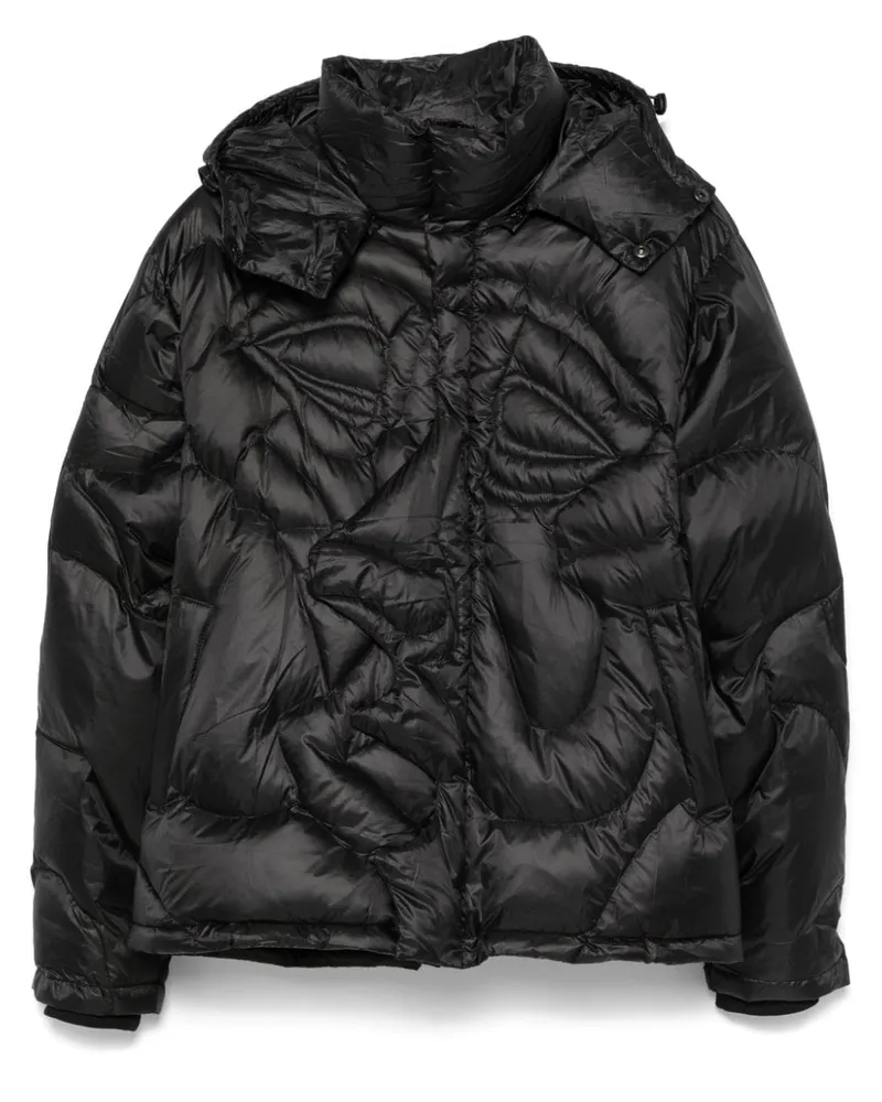 KidSuper Kissing Steppjacke - Schwarz Schwarz