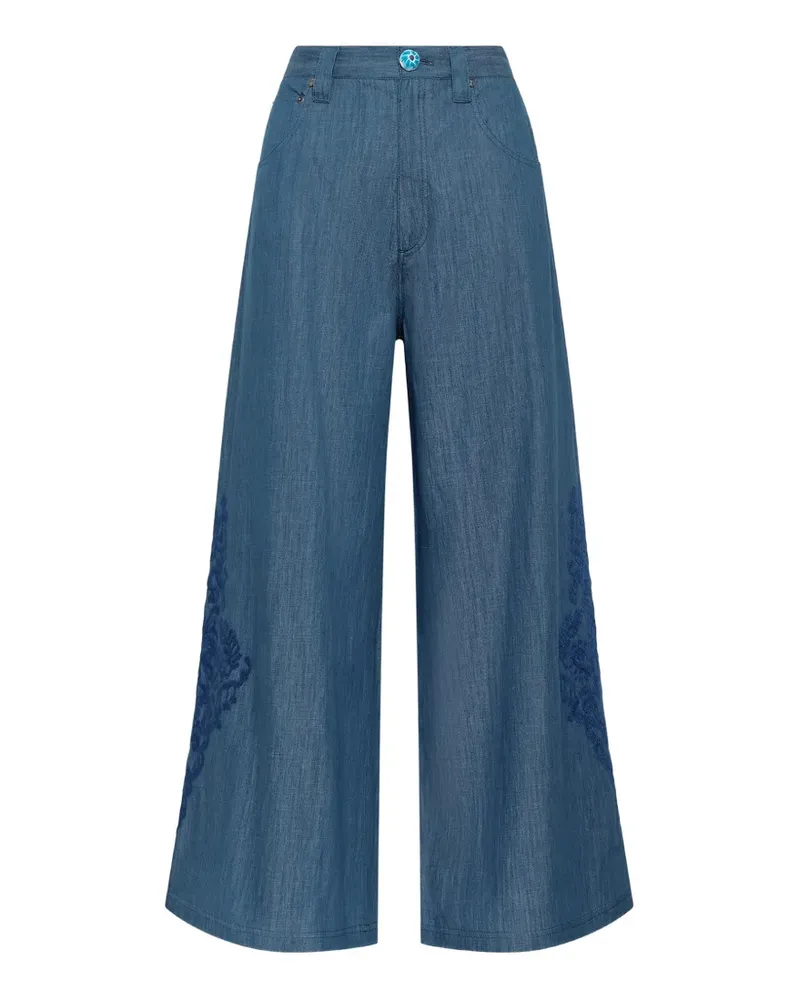 Maliparmi belt-loops jeans - Blau Blau