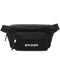 Palm Angels Cordura Gürteltasche mit Logo-Print Schwarz