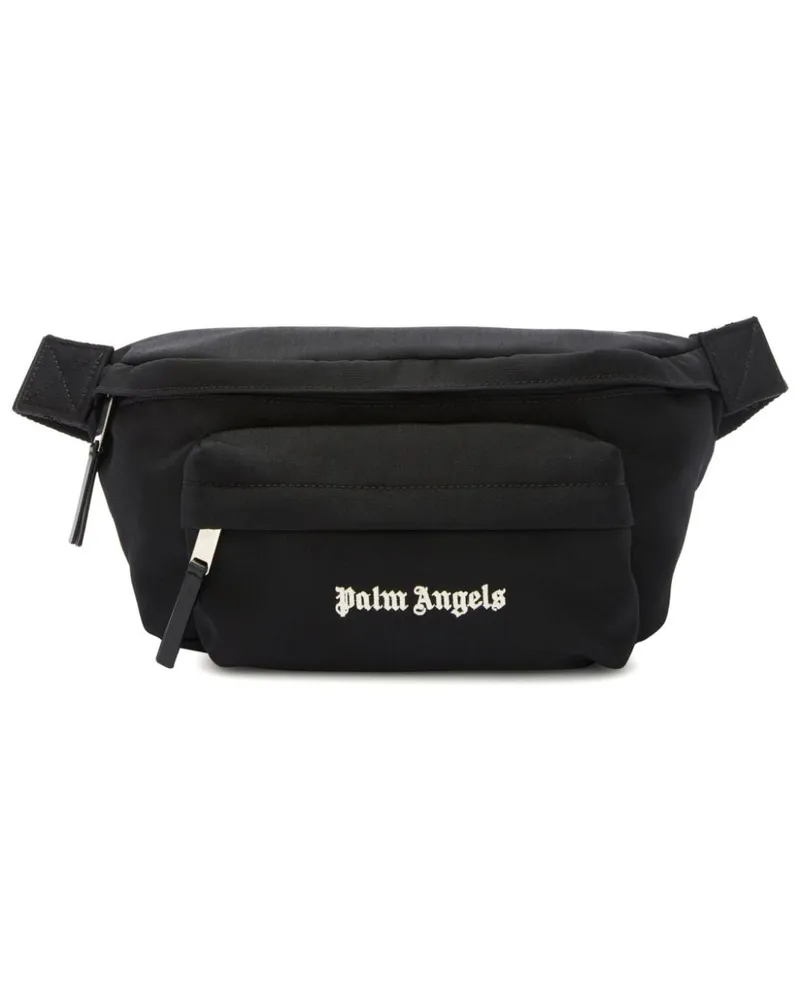 Palm Angels Cordura Gürteltasche mit Logo-Print Schwarz