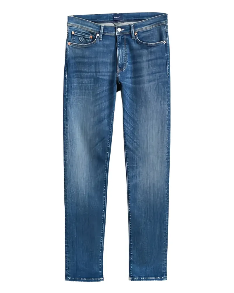 Gant logo pocket jeans - Blau Blau