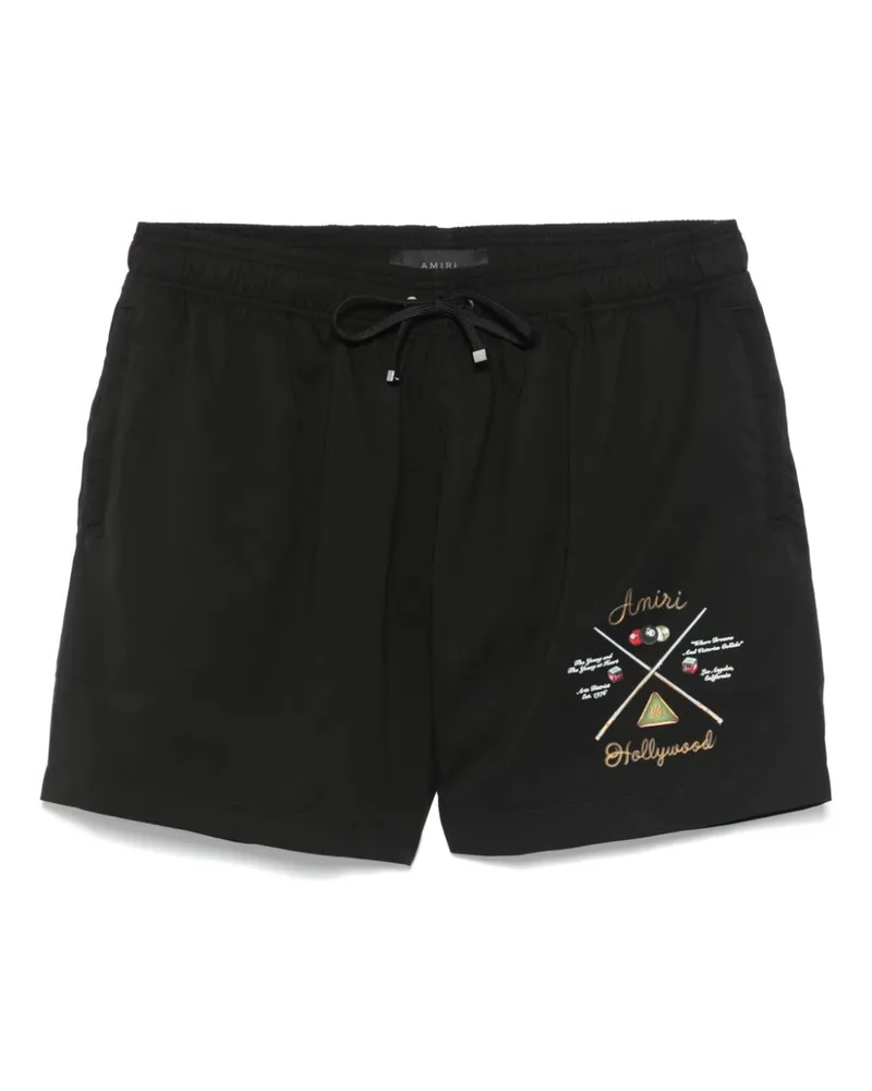 Amiri Pool Cue Badeshorts - Schwarz Schwarz