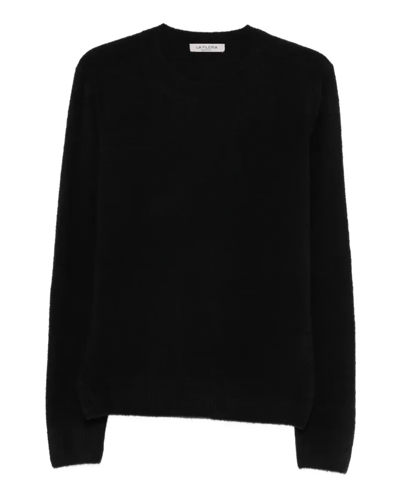La Fileria Pullover mit gerippten Details - Schwarz Schwarz