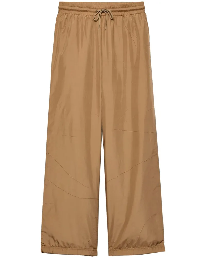 Prada Hose aus Re-Nylon - Braun Braun