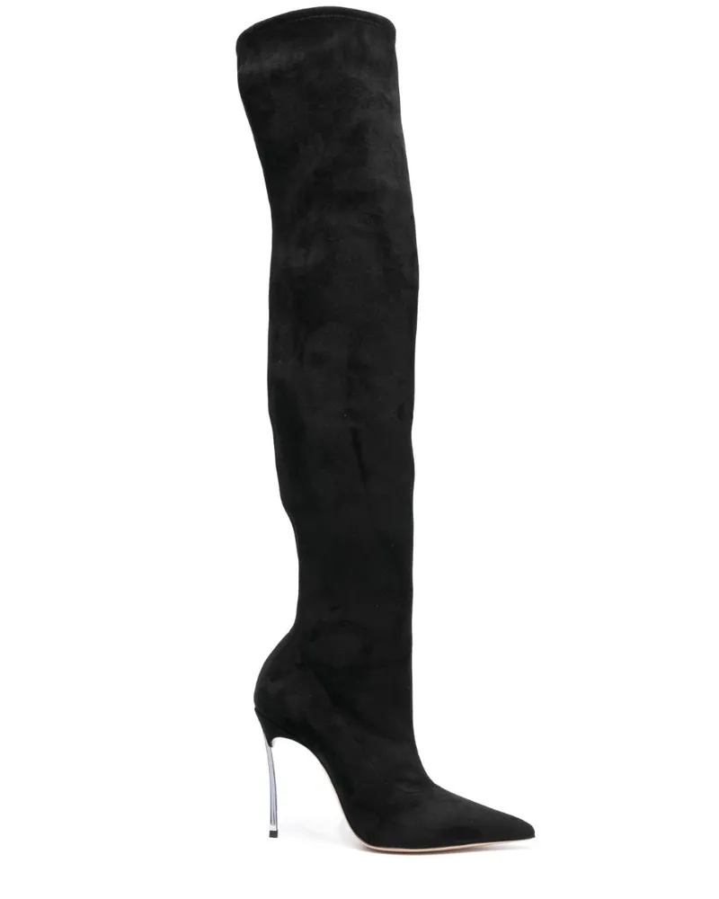 Casadei Blade Stiefel 110mm - Schwarz Schwarz
