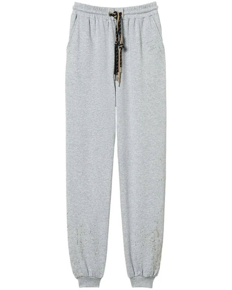 Twin-Set x MYFO Jogginghose mit Glitter-Detail - Grau Grau