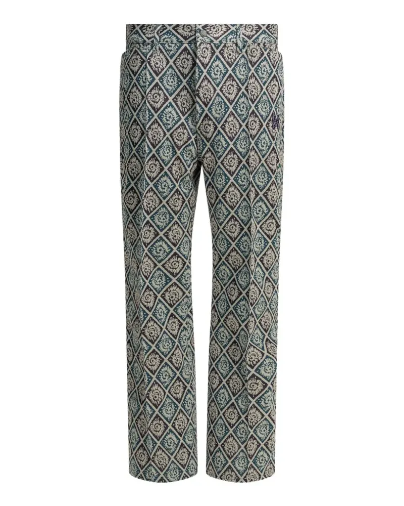 NEEDLES Weite Hose mit geometrischem Muster - Nude Nude