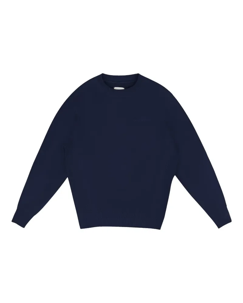 Aimé Leon Dore logo-embroidered crew-neck sweater - Blau Blau