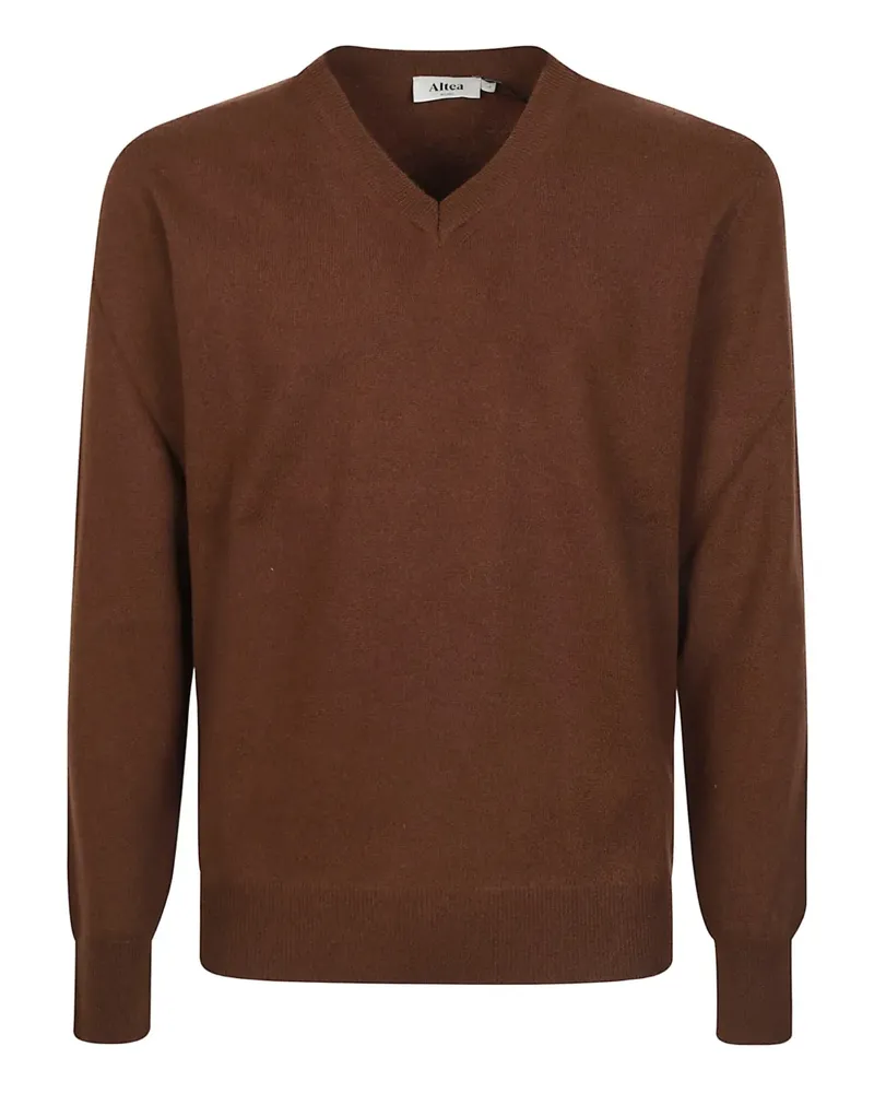 Altea cashmere V-neck sweater - Braun Braun