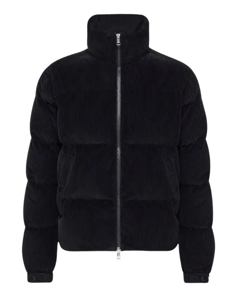 Moncler Esparron corduroy-effect quilted jacket - Blau Blau