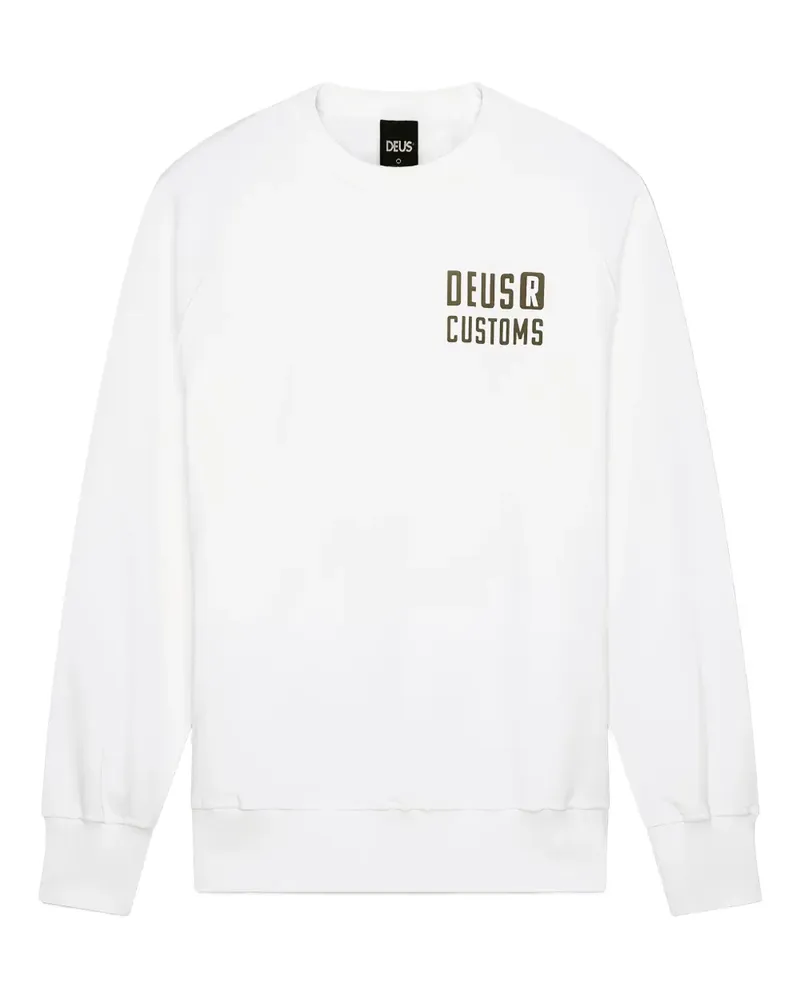 Deus Ex Machina Sweatshirt mit Rundhalsausschnitt - Weiß Weiß
