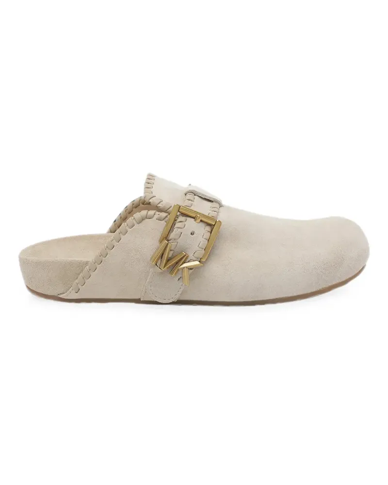 Michael Kors Greer buckle-detail mules - Nude Nude