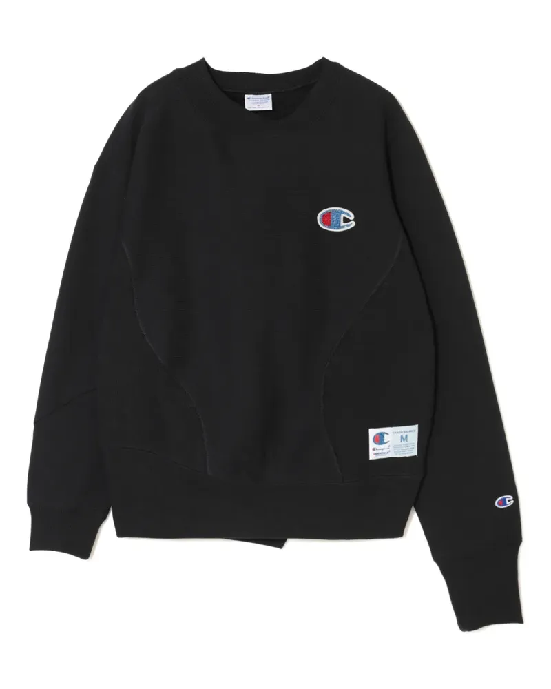 Undercover Pullover mit Logo-Patch - Schwarz Schwarz