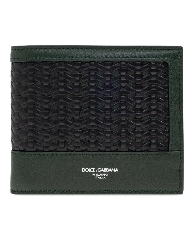 Dolce & Gabbana Klassisches Portemonnaie - Grün Grün