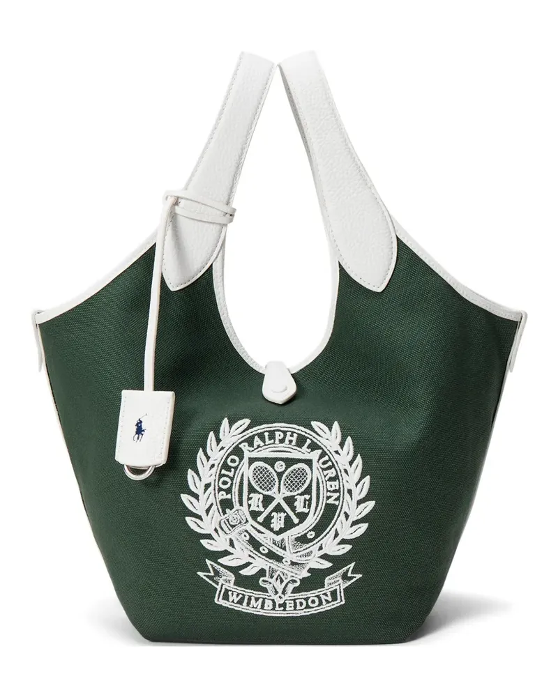 Ralph Lauren Polo Play Tote Bag aus Canvas - Grün Grün