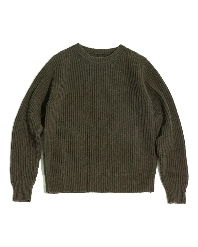 Fortela ribbed crew neck sweater - Grün Grün
