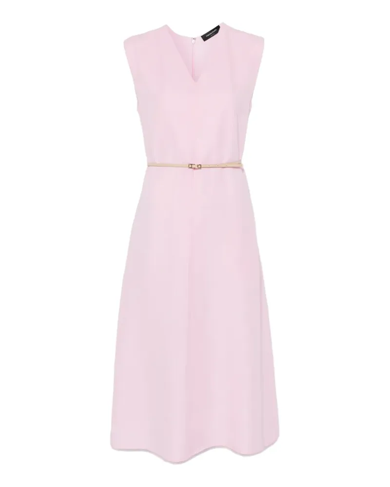 Fabiana Filippi Midkleid mit Gürtel - Rosa Rosa