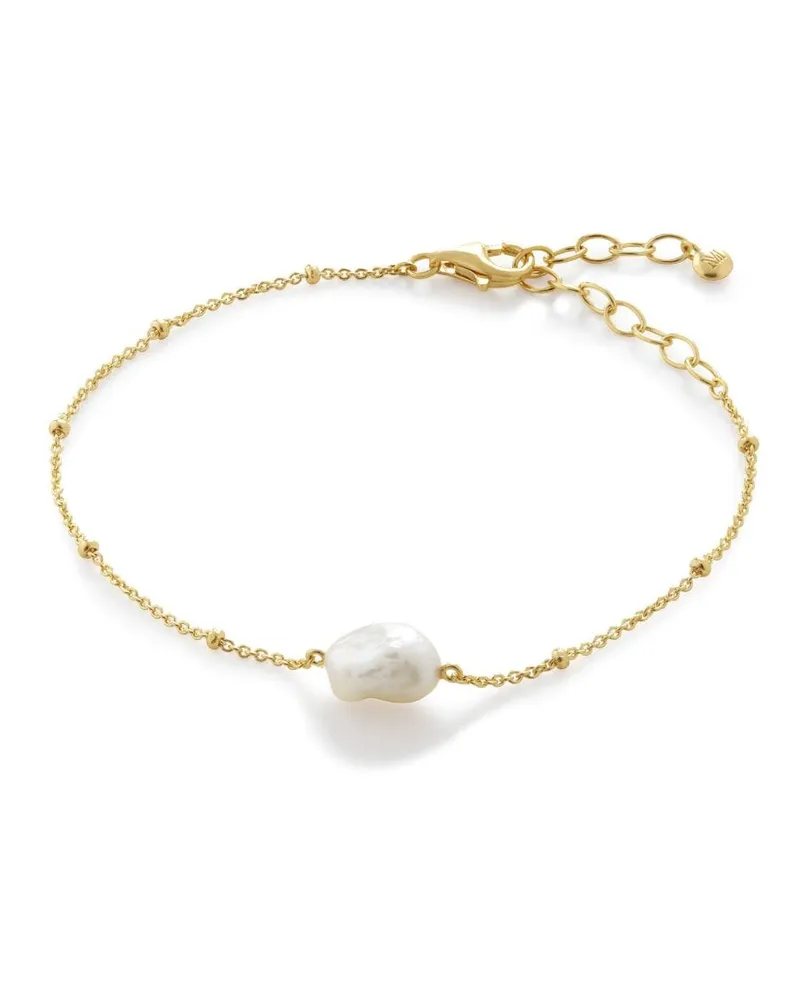 Monica Vinader Nura Armband mit Perlen - Gold Gold