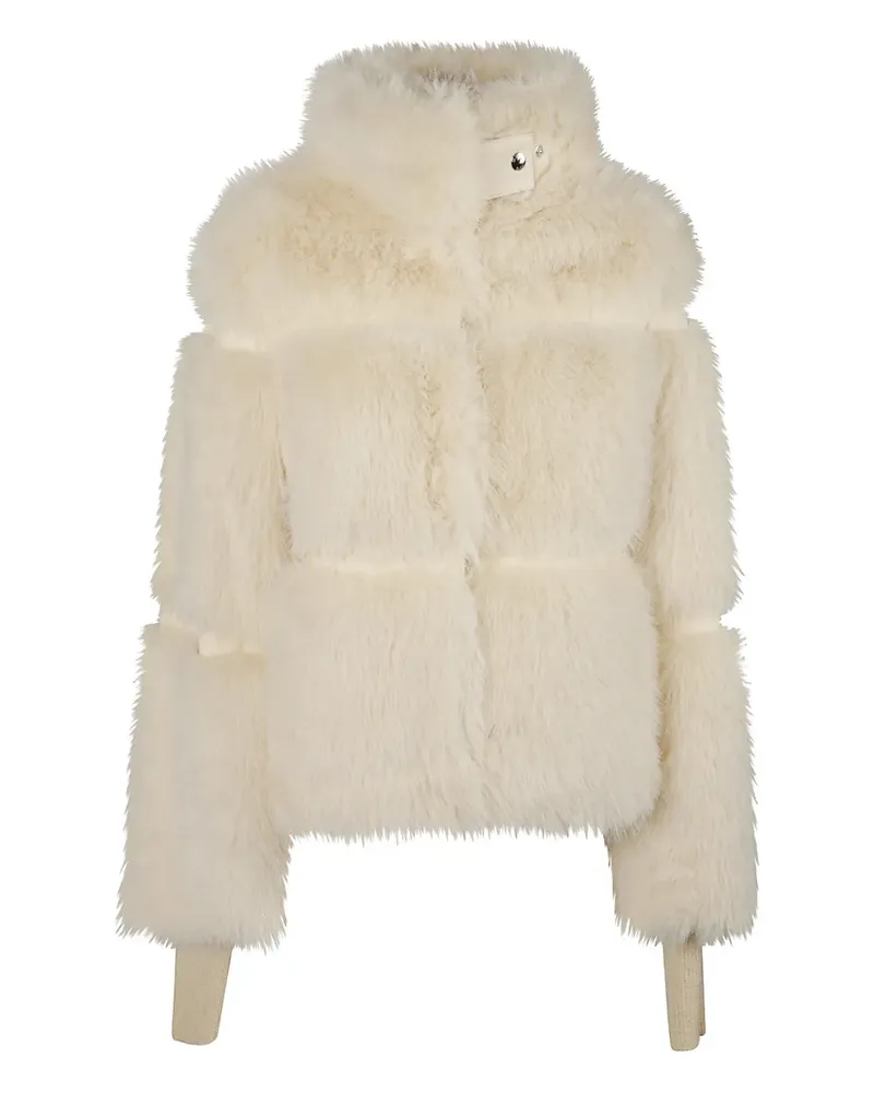 Patrizia Pepe Jacke aus Faux Fur - Nude Nude