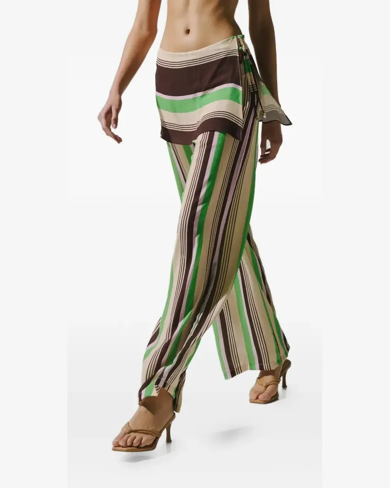 Baobab Collection Weite Renata Hose mit Overlay-Rock - Grün Grün