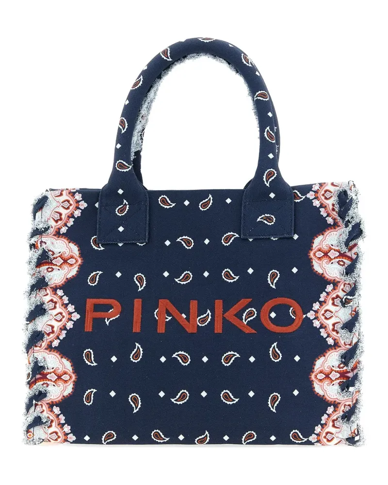 Pinko paisley-pattern tote bag - Blau Blau