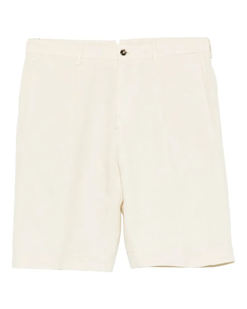 Dell'oglio Geknöpfte Shorts mit Falten - Nude Nude