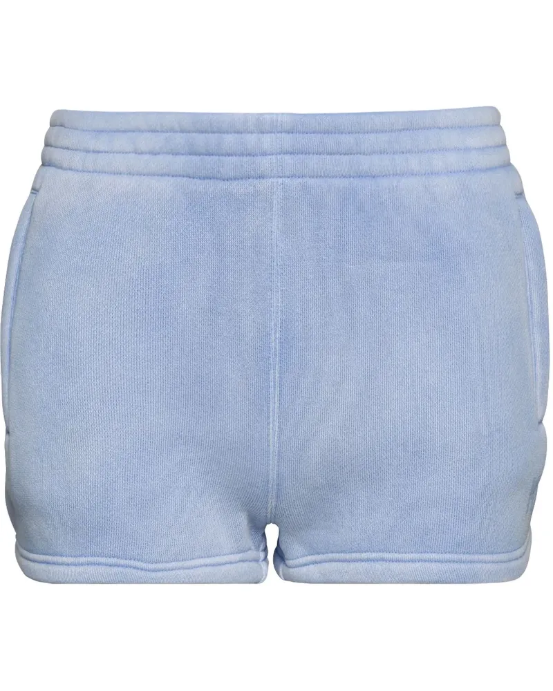 Alexander Wang Shorts mit Logo-Applikation - Blau Blau