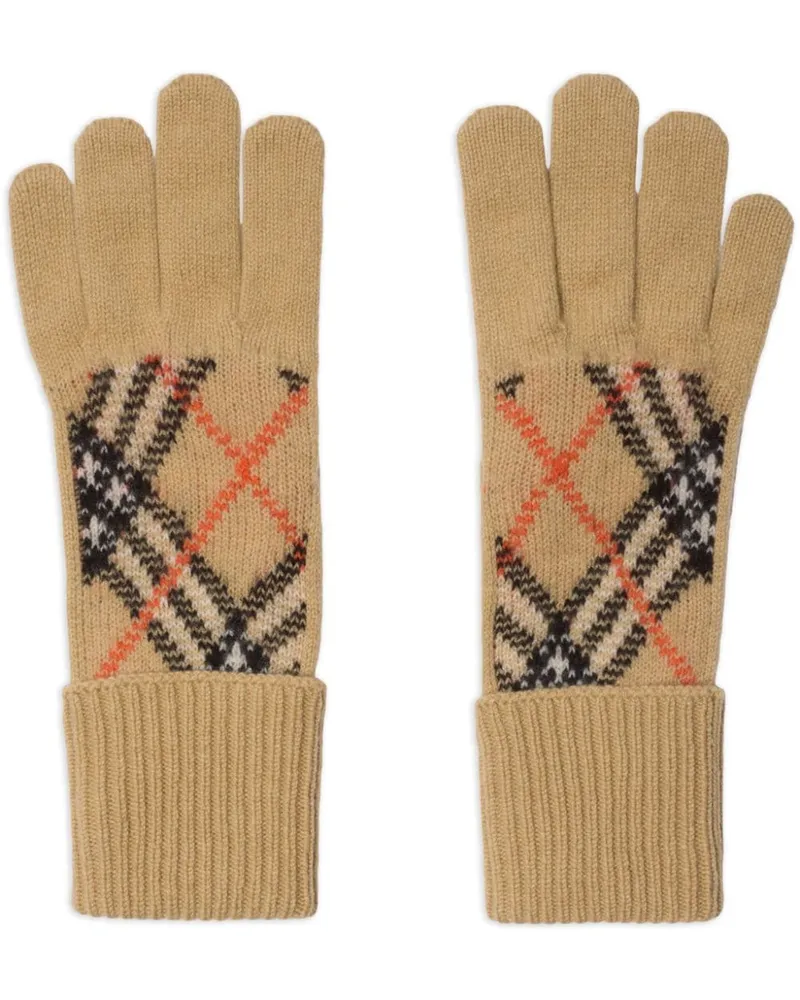 Burberry Handschuhe aus Kaschmirgemisch - Nude Nude