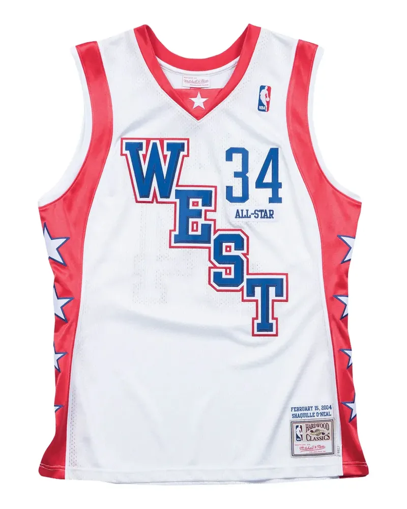 Mitchell & Ness NBA West All Star 2004 Pullunder - Weiß Weiß