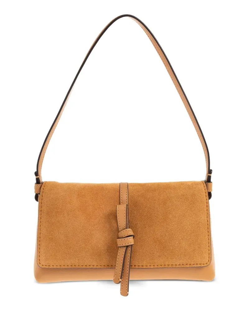 Kate Spade Kleine Loop Schultertasche mit Wildledereinsätzen - Orange Orange