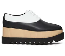 Elyse Plateau-Schuhe aus Kunstleder - Schwarz