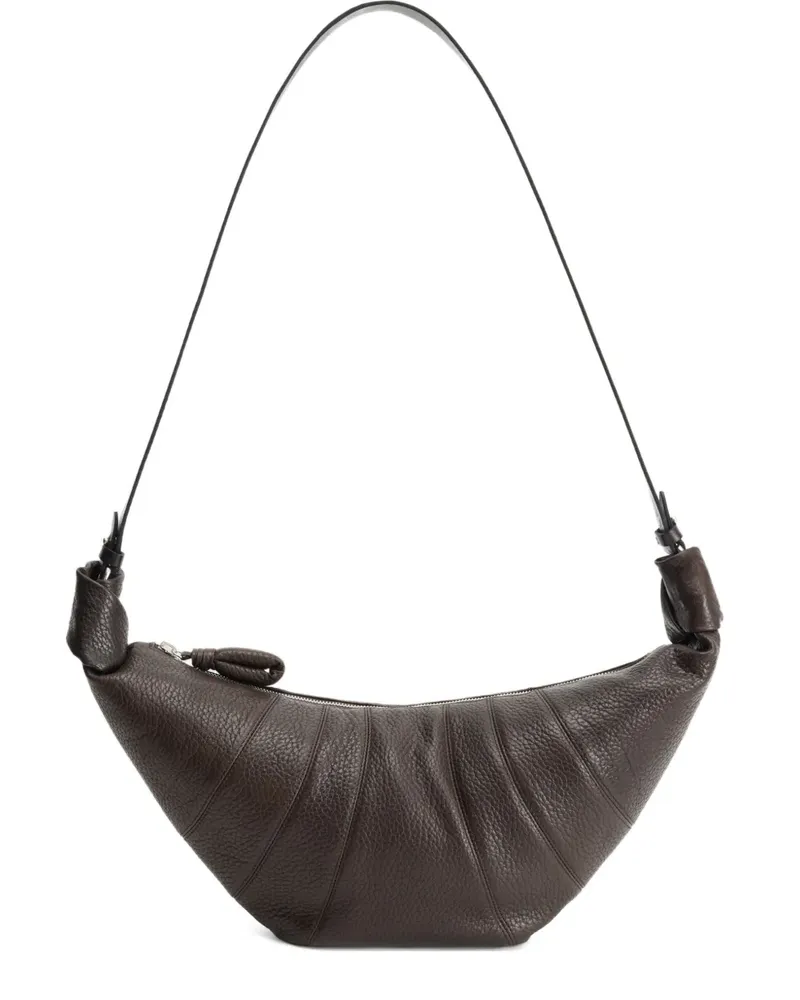Christophe Lemaire Mittelgroße Croissant Schultertasche - Braun Braun