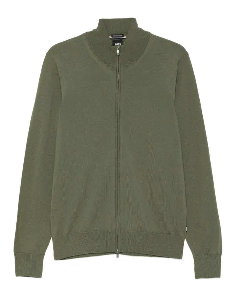 HUGO BOSS Pullover mit Reißverschluss - Grün Grün