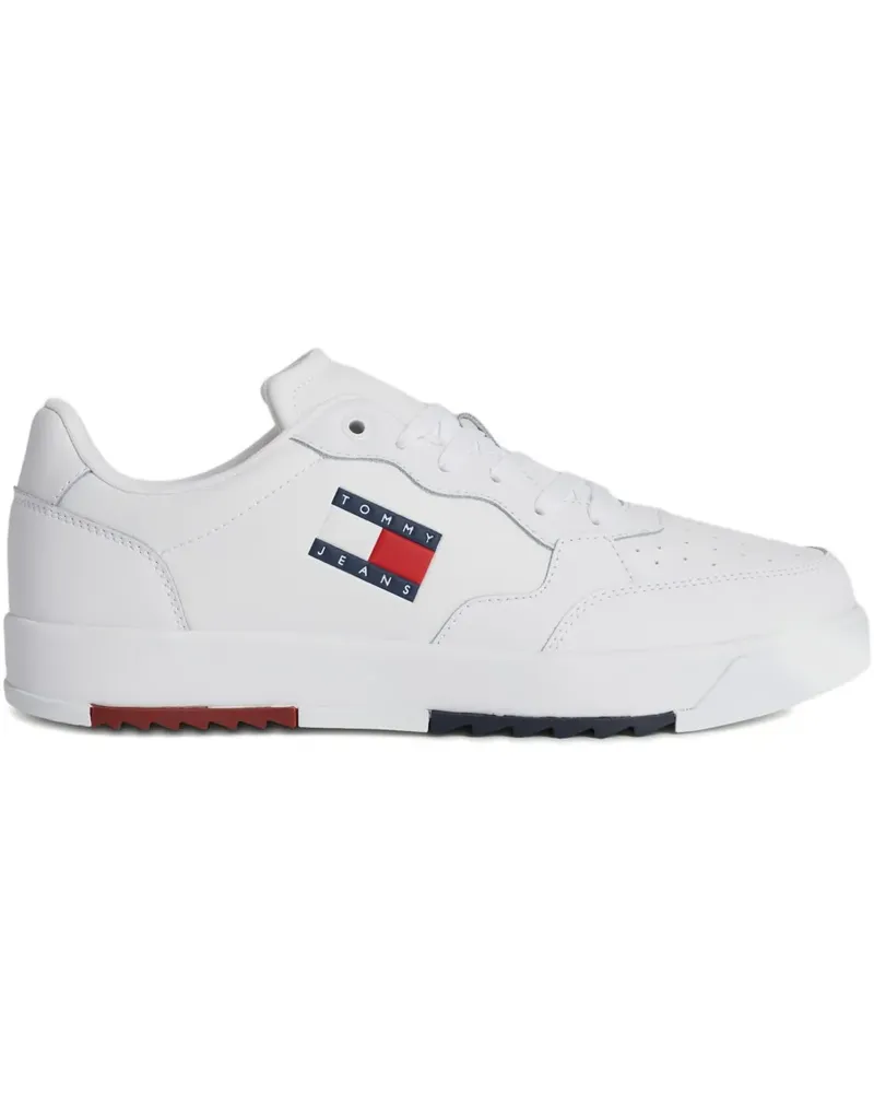 Tommy Hilfiger Sneakers mit perforiertem Detail - Weiß Weiß