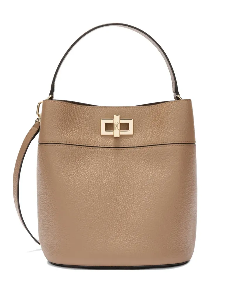 Furla Amelia top-handle bucket bag - Nude Nude