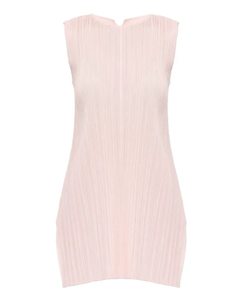 Issey Miyake pleated sleeveless blouse - Rosa Rosa