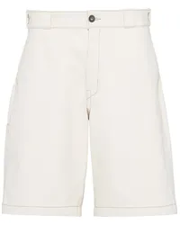 Prada Bull Jeans-Bermudas Nude