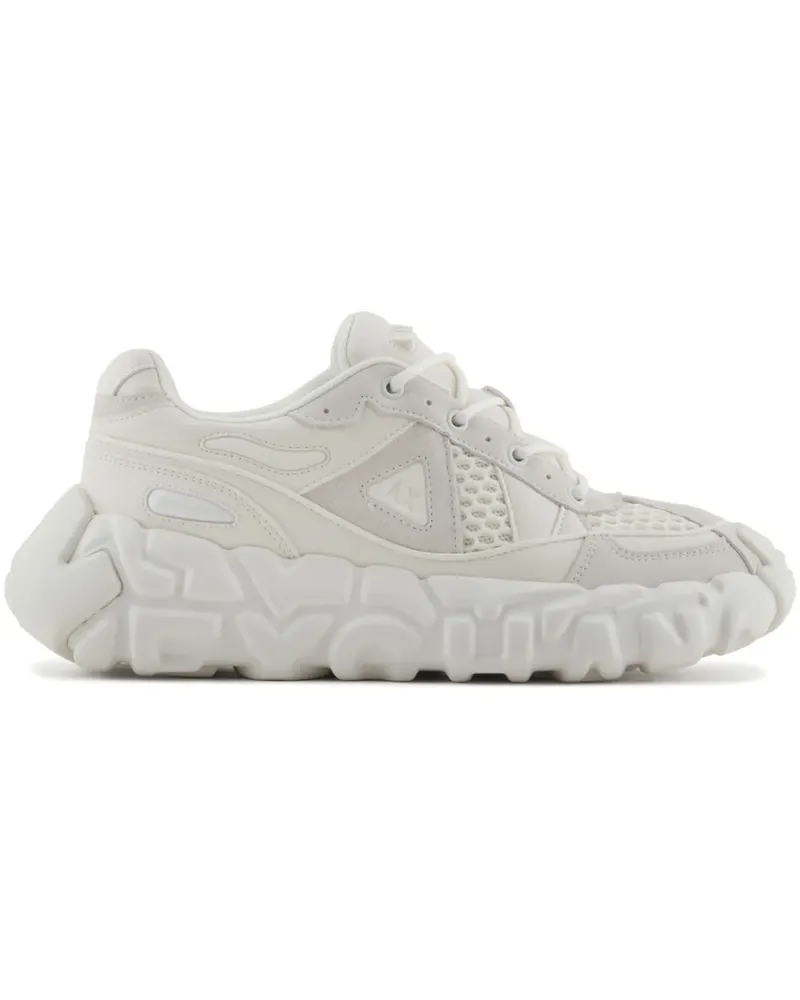 Armani Exchange Sneakers mit Logo-Prägung - Weiß Weiß