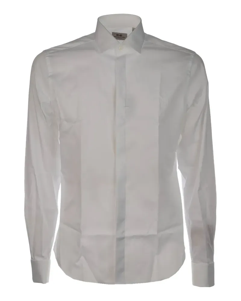 Corneliani Klassisches Hemd - Weiß Weiß