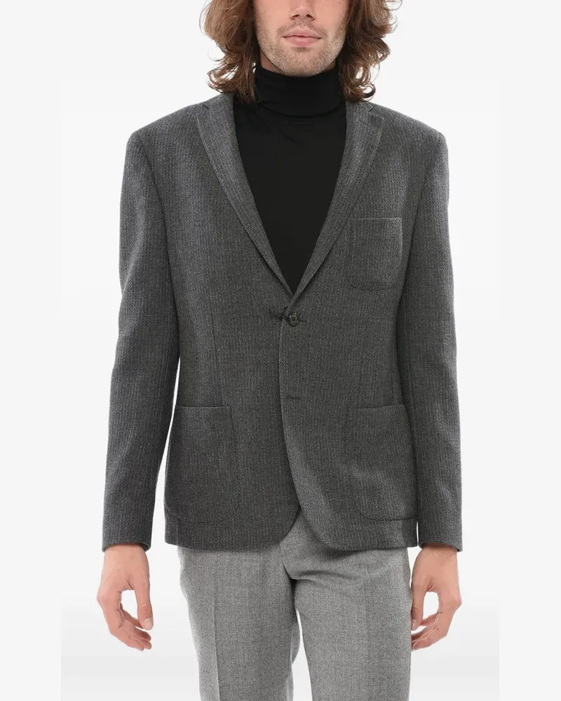 Corneliani buttoned single-breasted blazer - Grau Grau