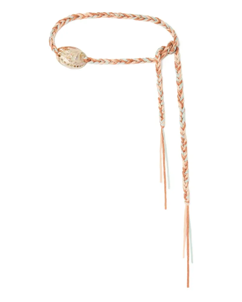 Alanui Geflochtener Mermaid Inside Gürtel - Nude Nude