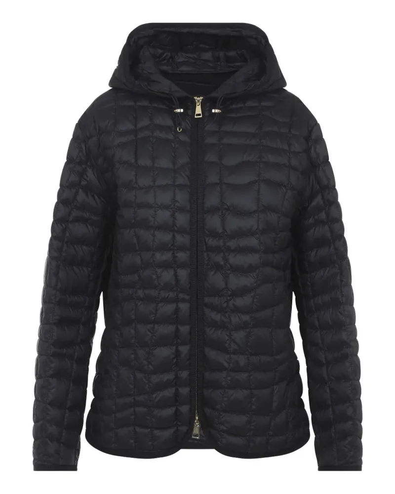 Moncler quilted hooded coat - Schwarz Schwarz