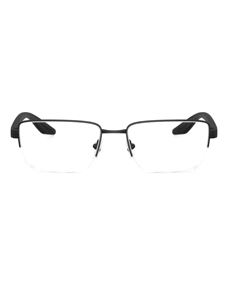 Prada rectangle-frame glasses - Schwarz Schwarz