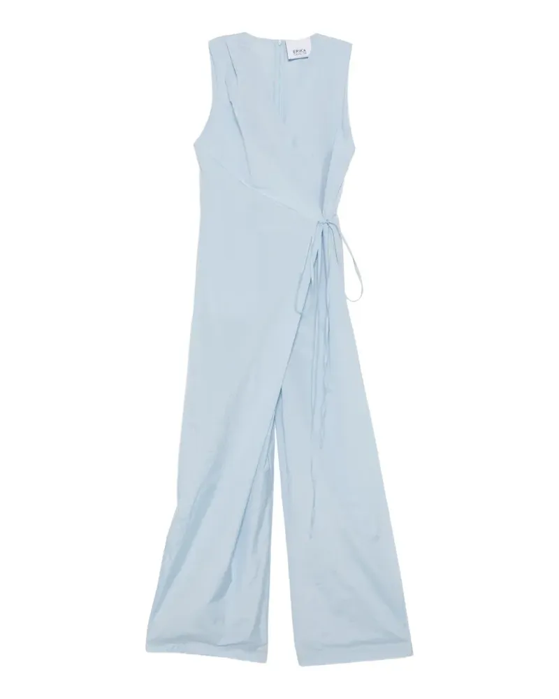 Erika Cavallini V-neck sleeveless jumpsuit - Blau Blau