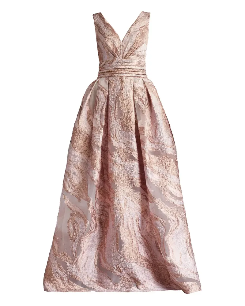 Tadashi Shoji Fontaine Abendkleid - Rosa Rosa