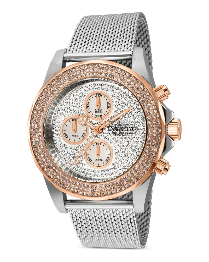 Invicta Pro Diver Armbanduhr 43mm - Silber Silber