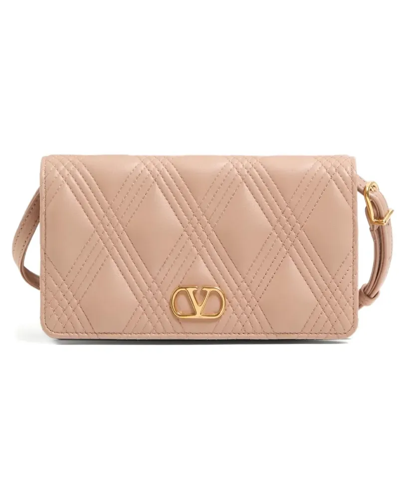 Valentino Garavani Mini Quiltie Schultertasche 67cm - Rosa Rosa