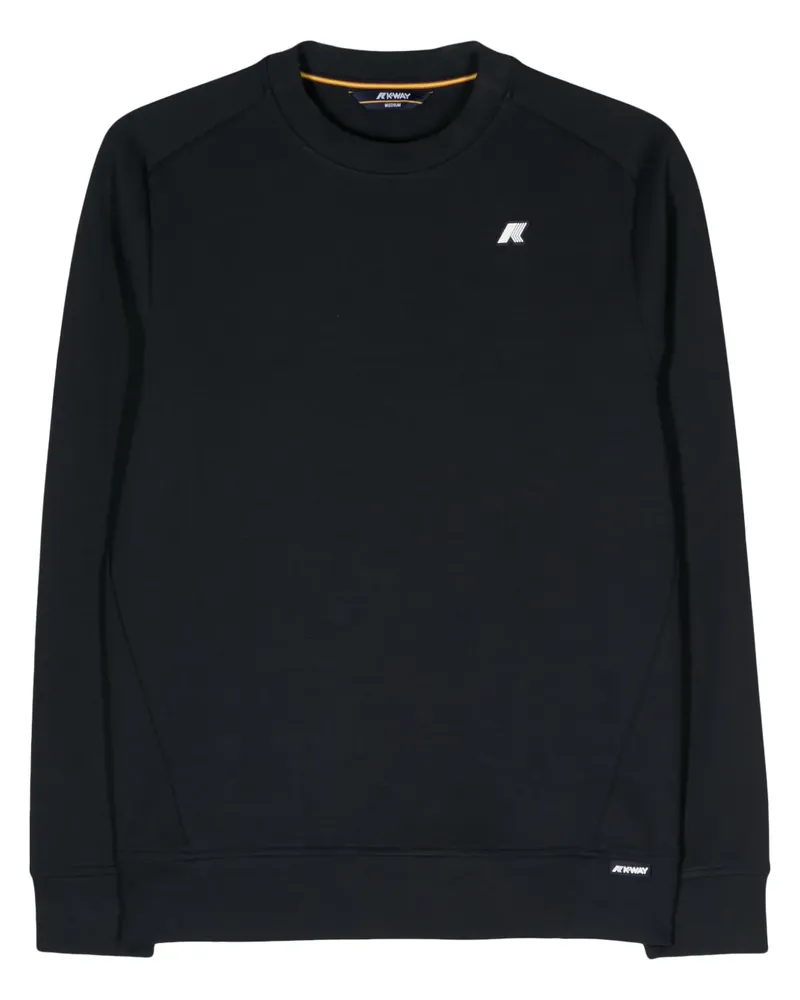 K-Way Medine Sweatshirt mit Rundhalsausschnitt - Blau Blau